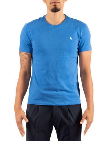 T-Shirt Homme Ralph Lauren - blue - 710671438 - Calabromoda
